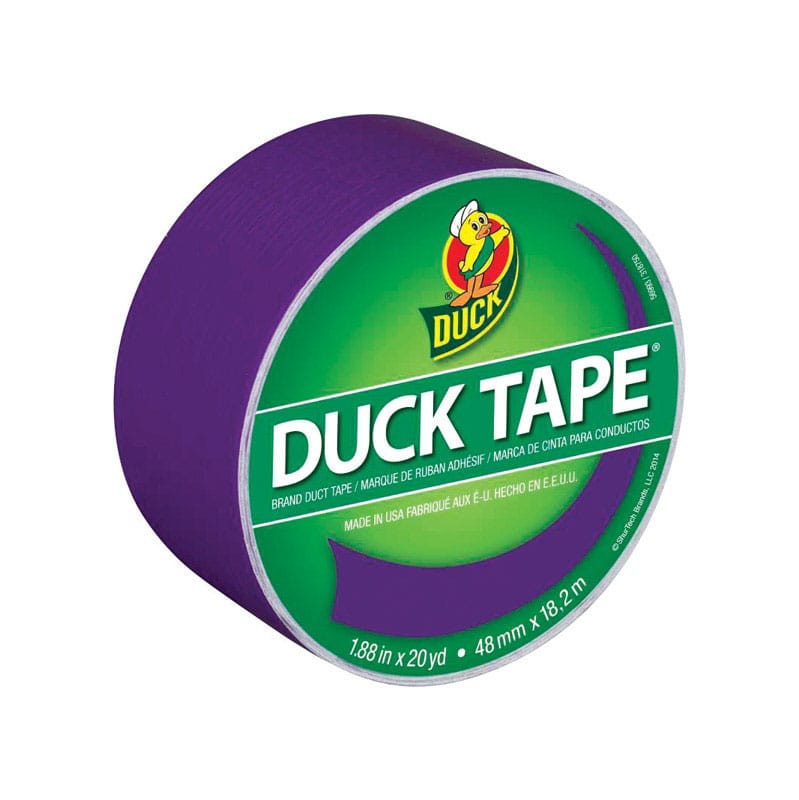 Duck 283138 1.88 in. W X 20 yd L Purple Solid Duct Tape