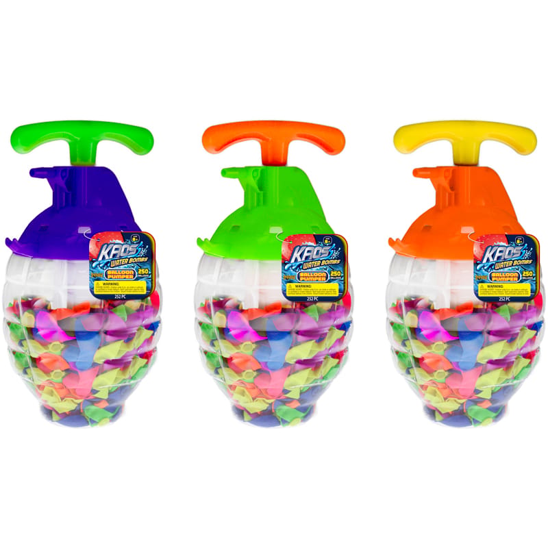 Kaos 716 Water Balloon Pumper Assorted 1 pc