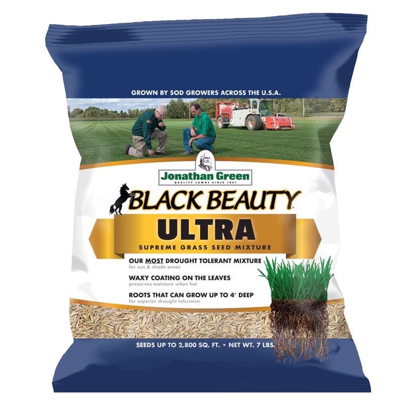 Jonathan Green 10322 Black Beauty Ultra All Grasses Sun or Shade Grass Seed 7 lb