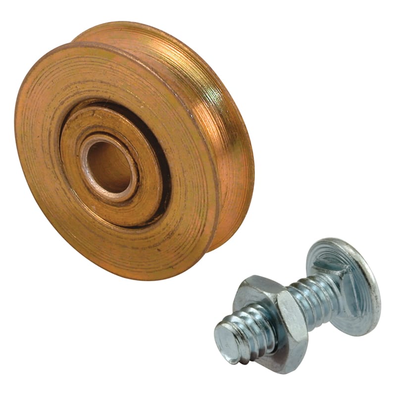 Prime-Line D 1502 1-1/4 in. D X 5/16 in. L Steel Roller Assembly 2 pk
