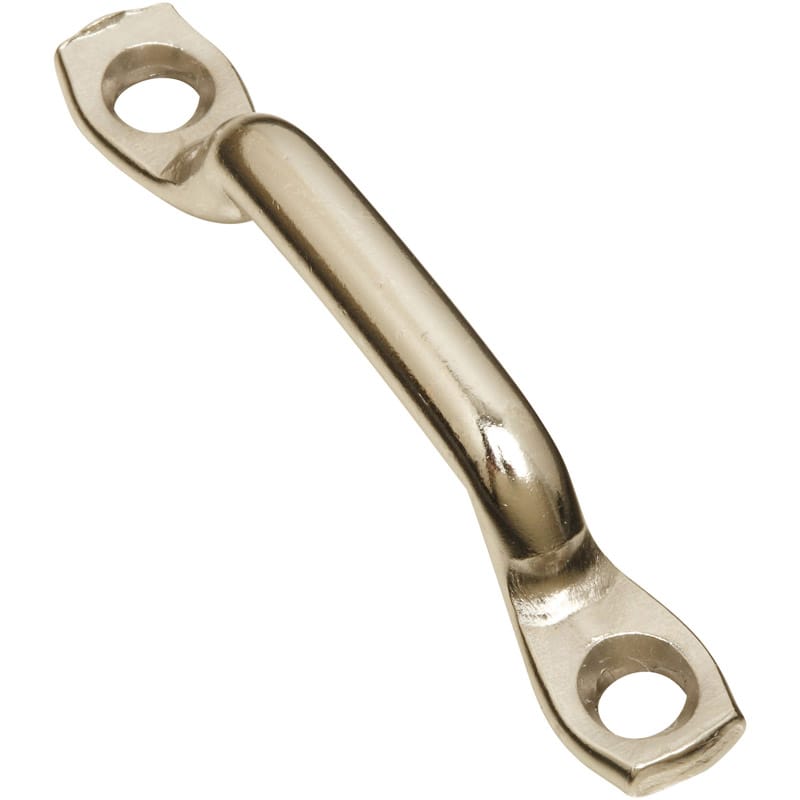 National Hardware N245-191 Nickel-Plated Steel Strap Loop 95 lb 1 in. L