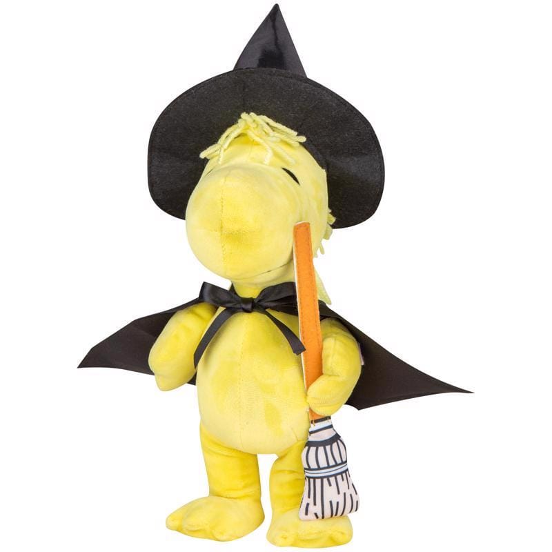 Peanuts 227435 15.36 inch Peanuts Waddler Woodstock as Witch w/Broom Halloween Decor
