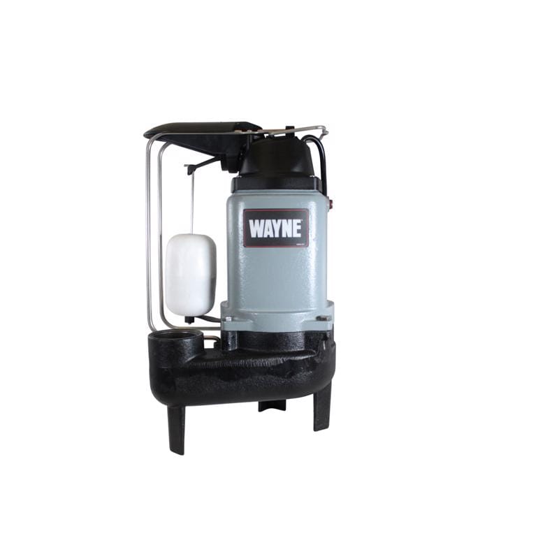 Wayne WCS50V 1/2 HP 9000 gph Cast Iron Vertical Float Switch Sewage Pump
