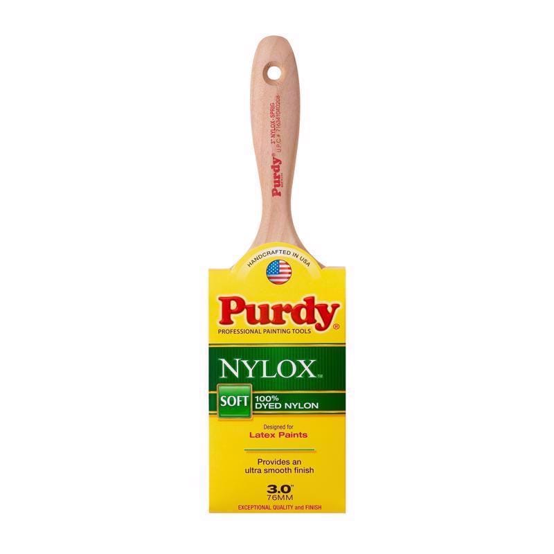 Purdy 144380230 Nylox Sprig 3 in. Soft Flat Trim Paint Brush