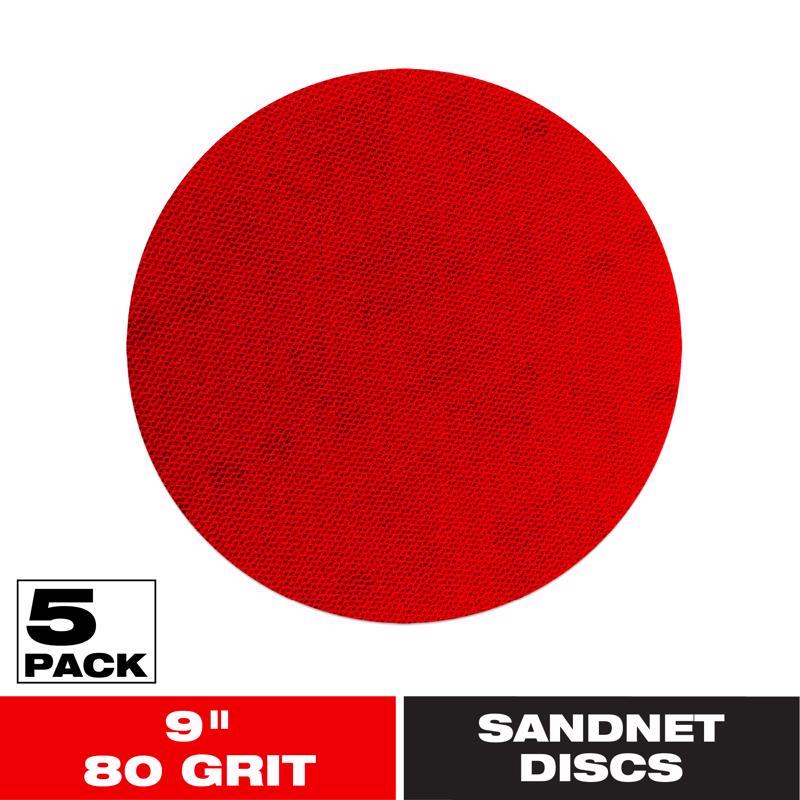 Diablo DND090080H05G SandNet 9 in. L X 9 in. W Ceramic Blend 80 Grit Coarse Drywall Sand Pad