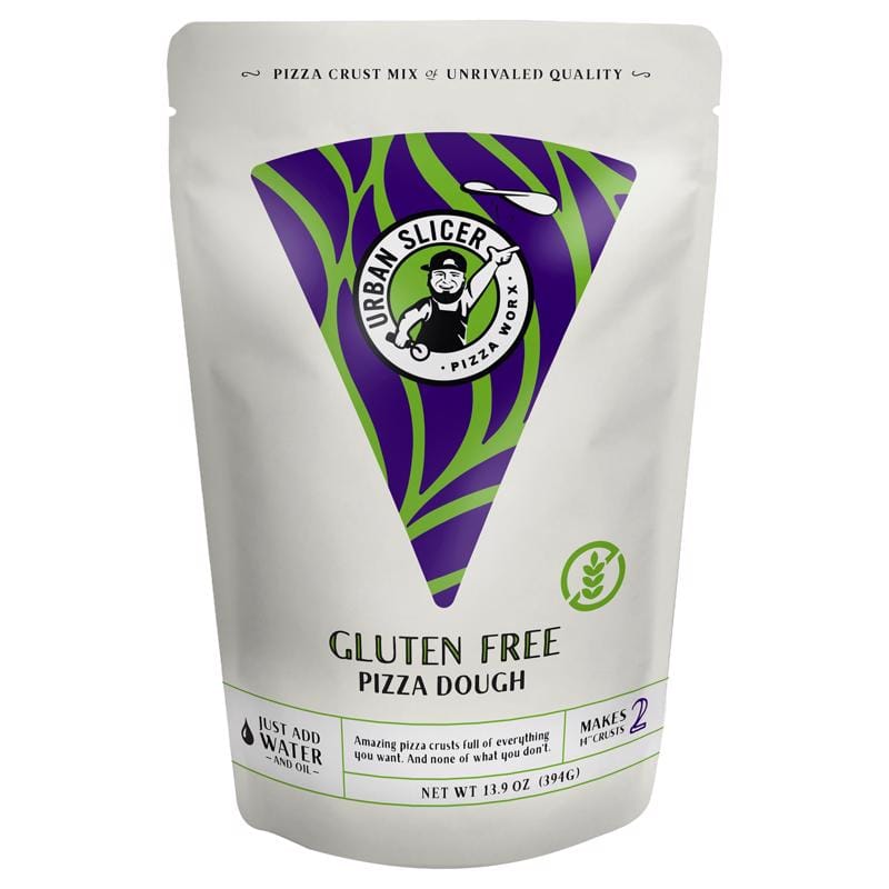 Urban Slicer Pizza Worx 400 Pizza Dough Gluten Free Pizza Dough Mix 13.9 oz