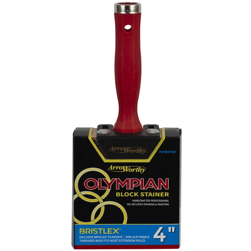 ArroWorthy 1095 0400 Olympian 4 in. Flat Stain Brush