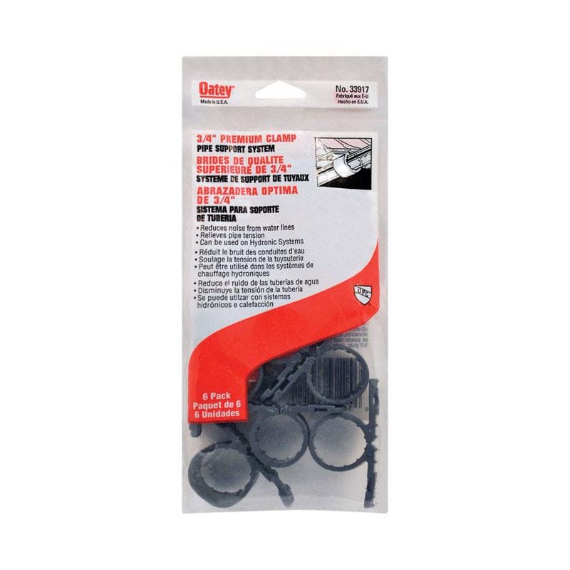 Oatey 33917 3/4 in. Gray Polypropylene Pipe Clamps