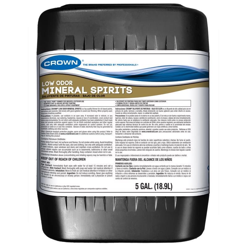 Crown OMSM05 Mineral Spirits Mineral Spirits 5 gal