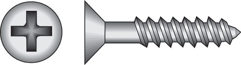 Hillman 39240 No. 8 X 1-1/2 in. L Phillips Black Phosphate Twin Thread Cabinet Screws 1 pk