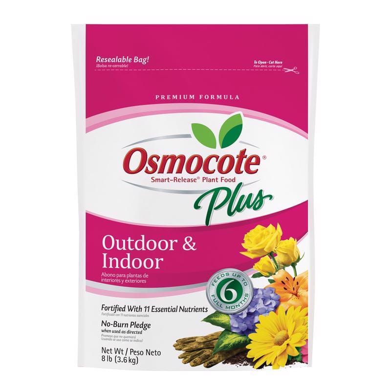 Osmocote 2345106 Smart-Release Plus Outdoor & Indoor Granules Plant Food 8 lb