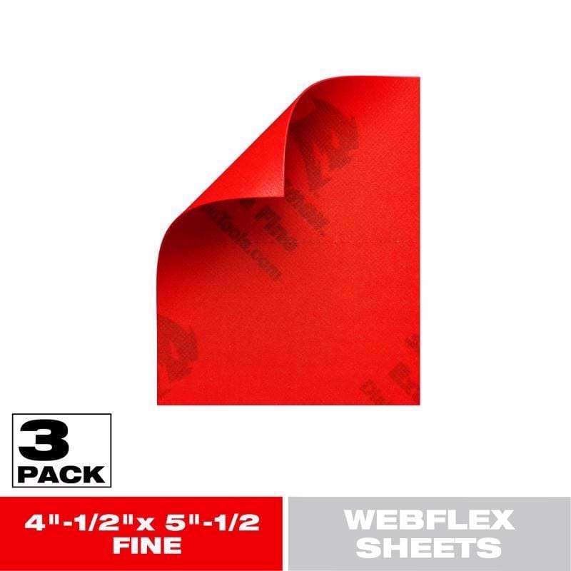 Diablo DWS045FINF03G Sand Demon 4-1/2 in. L X 5-1/2 in. W 120 Grit Ceramic Blend Sanding Sheet 3 pk