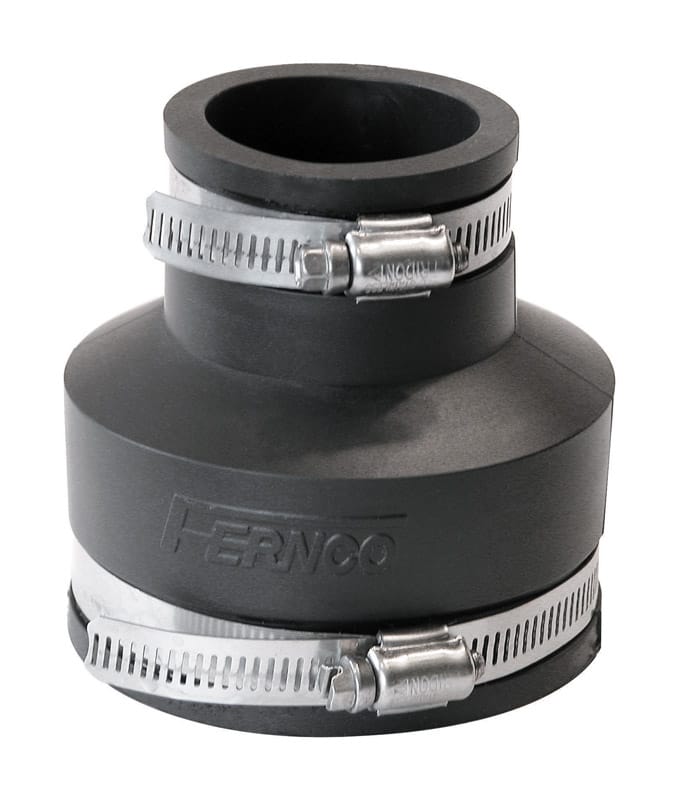 Fernco P1056-315 Schedule 40 3 in. Hub X 1-1/2 in. D Hub PVC Flexible Coupling 1 pk