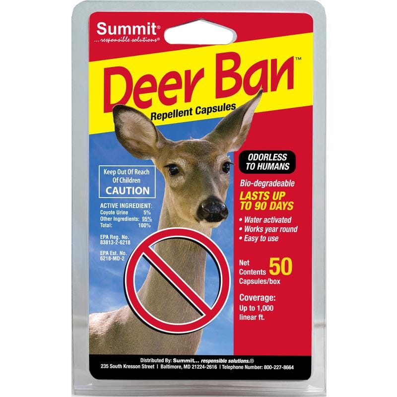 Summit 2001 Deer Ban Animal Repellent Capsule For Deer 50 ct