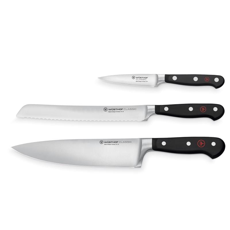 Wusthof 1120160304 Stainless Steel Knife Set 3 pc