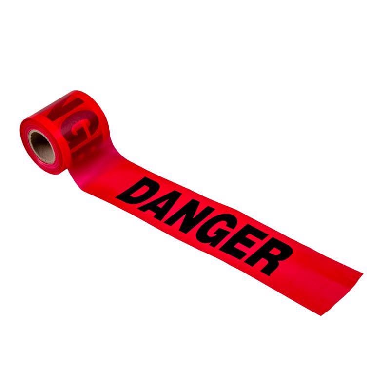 C.H. Hanson 15007 200 ft. L X 3 in. W Plastic Danger Barricade Tape Red