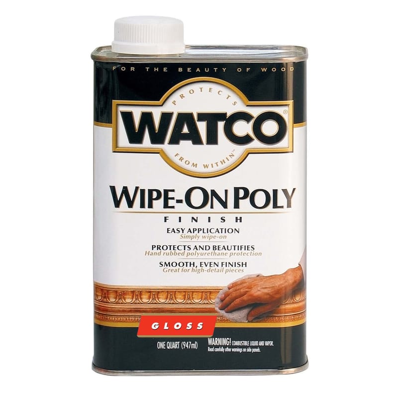 Watco 68041 Wipe On Poly Gloss Clear Oil-Based Polyurethane 1 qt
