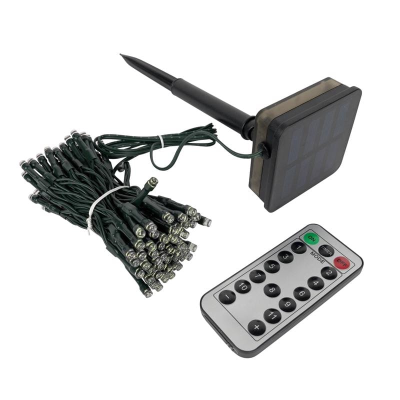 Celebrations TSO-26001 LED Mini Multicolored String Lights w/Remote Christmas Lights 16.2 ft.