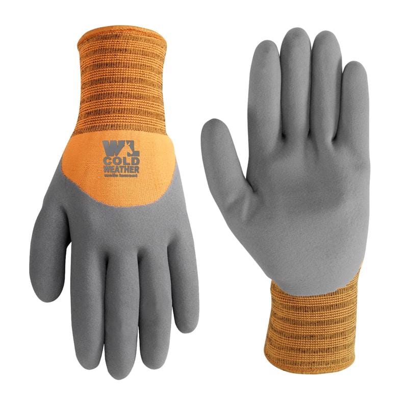 Wells Lamont 555M Men's Outdoor Coated Gloves Gray M 1 pair