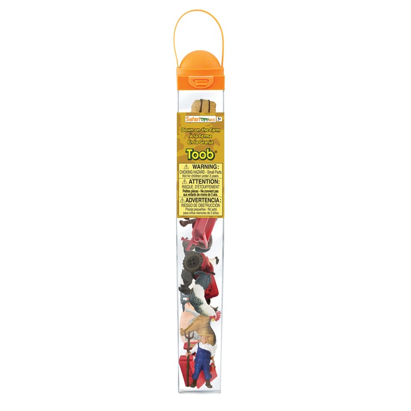 Safari LTD. 682604 Toobs Down on the Farm Toy Multicolor 11 pc