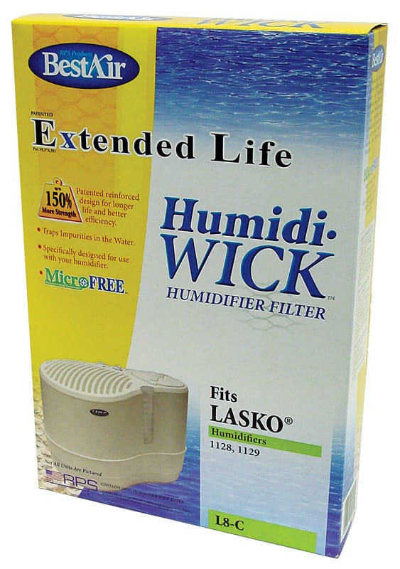 BestAir L8 Humidifier Wick 1 pk For Fits for Lasko natural cascade models 1128, 1129, 9930 THF8