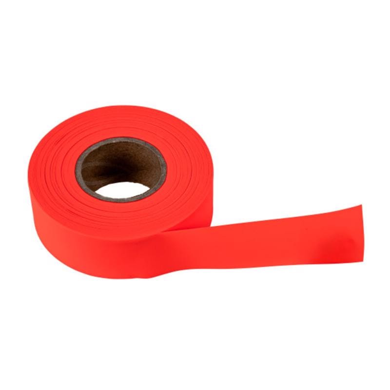 C.H. Hanson 17007 Fluorescent Sub-Zero 150 ft. L X 1.2 in. W PVC Flagging Tape Fluorescent Orange