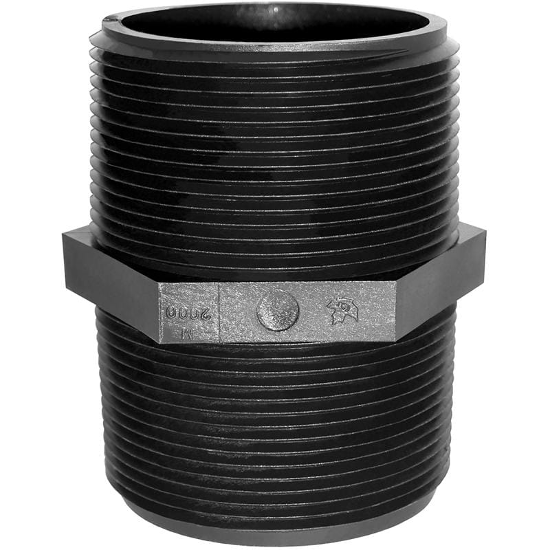 Green Leaf M3400PBG1 3/4 in. MPT X 3/4 in. D MPT Polypropylene Nipple 1 pk