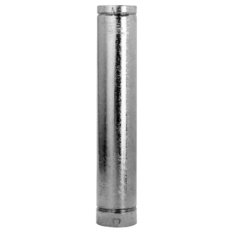 Selkirk 103024 3 in. D X 24 in. L Aluminum/Galvanized Steel Round Gas Vent Pipe