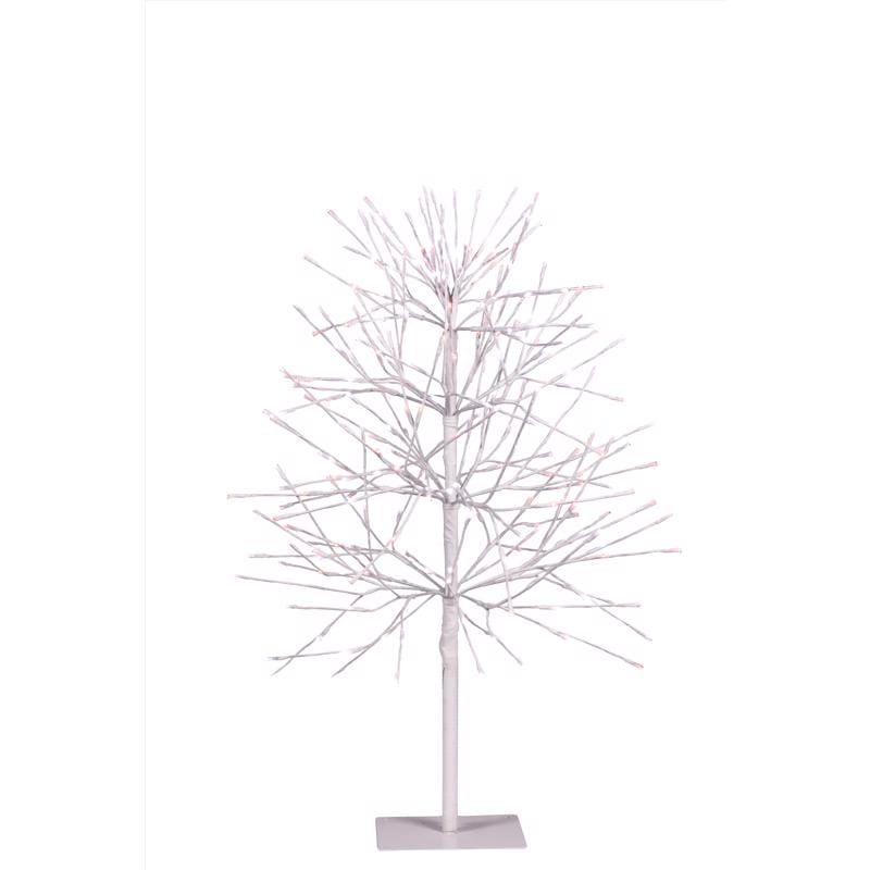 Celebrations 16-07008A LED Red/White Twinkle Gumdrop Tree 3 ft. Yard Decor