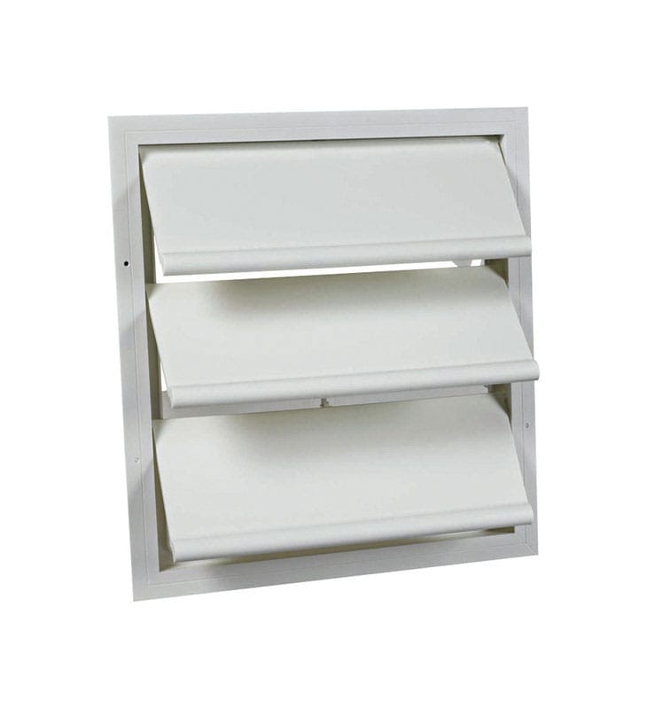 Air Vent 54703 16 in. H X 17.5 in. W X 17.8 in. L White Plastic Automatic Gable Shutter