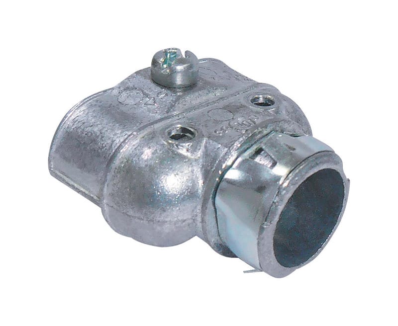 Sigma Engineered Solutions 49631 Snap Lock 3/8 in. D Die-Cast Zinc Duplex Connector For AC, MC and FMC/RWF