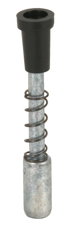 Prime-Line PL14660 Black Aluminum Window Screen Plunger Latch 7/32 in. W X 1-1/2 in. L 1 pk