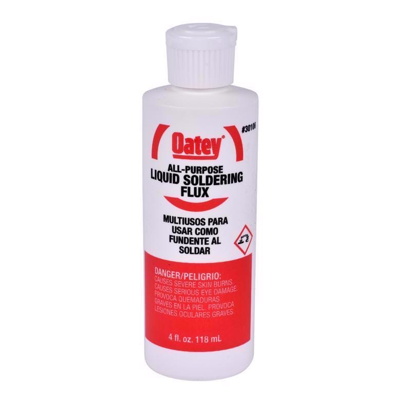 Oatey 30106 4 oz Lead-Free Liquid Soldering Flux Ammonium Chloride 1 pc