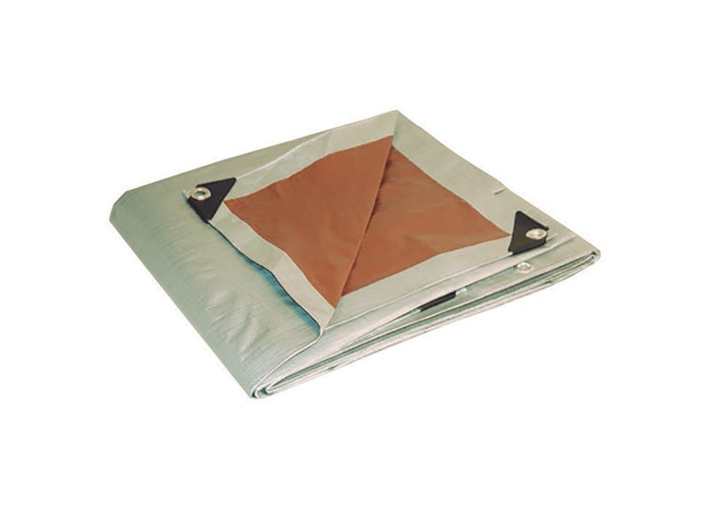 Foremost 22030 Dry Top 20 ft. W X 30 ft. L Heavy Duty Polyethylene Reversible Tarp Brown/Silver