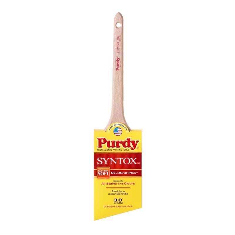 Purdy 145403630 Syntox Angular 3 in. Extra Soft Angle Trim Paint Brush