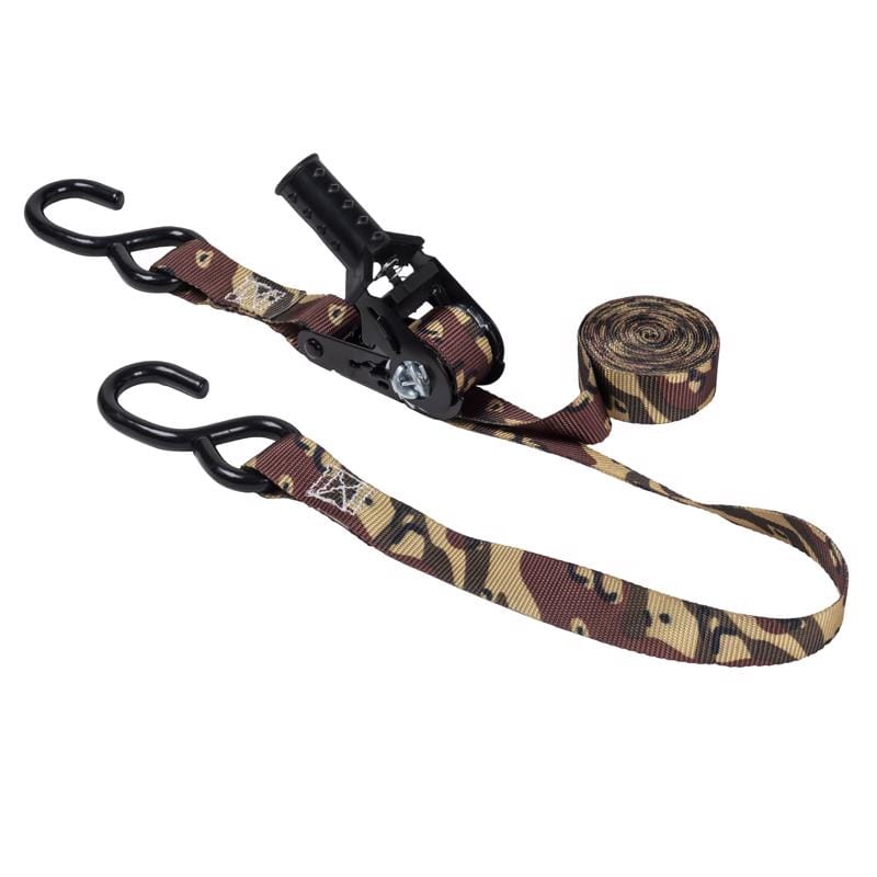 Keepr 47305 TIE DOWN RTCH CAMO 12'4PK 500LBS
