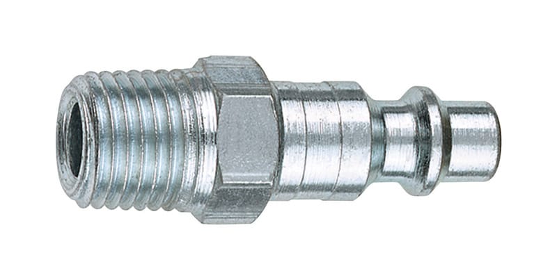 Tru-Flate TRFL12227 Steel 1/4 in. I/M Style Plug 3/8 in. Male 1 pc