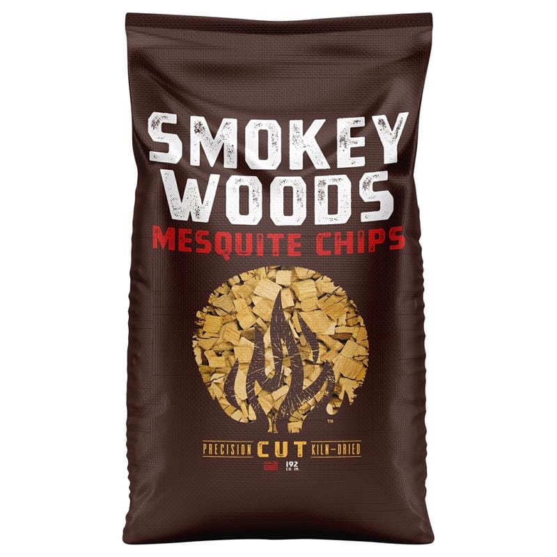 Smokey Woods SW-20-35-192 All Natural Mesquite Wood Smoking Chips 192 cu in
