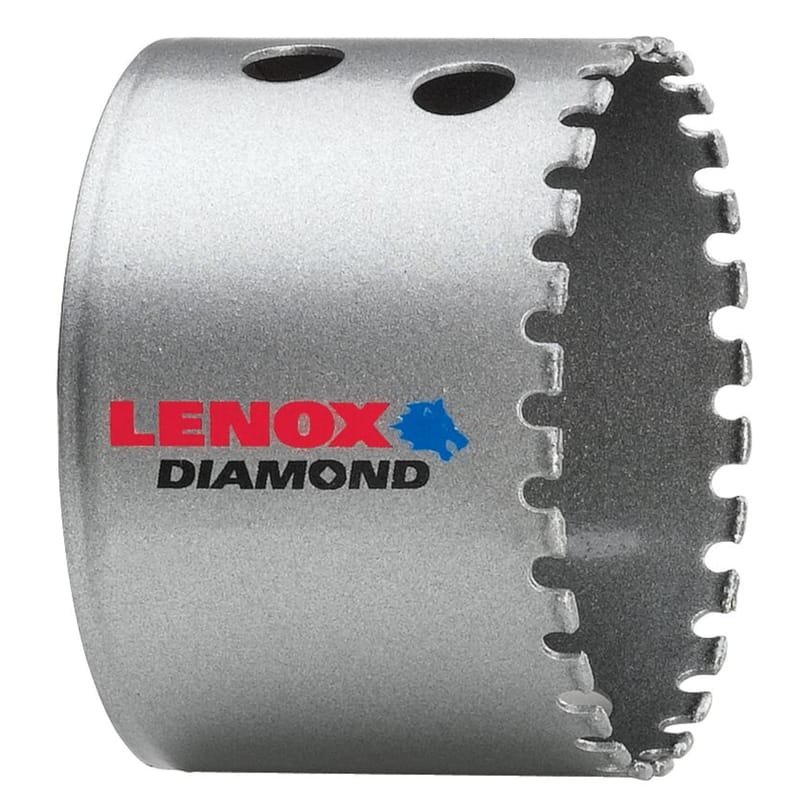 Lenox 1212040DGHS Diamond 2-1/2 in. Diamond Grit 1.5 in. L Hole Saw
