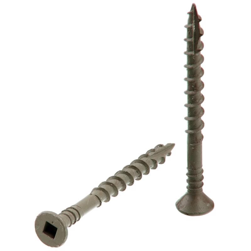 Senco 08D300W DuraSpin No. 8 X 3 in. L Square Galvanized Coarse Collated Wood Screws 800 pk