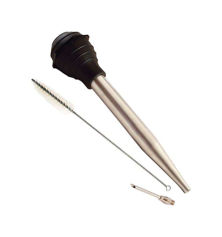 Norpro 5898 Silver/Black Silicone/Stainless Steel Baster 1.5 oz