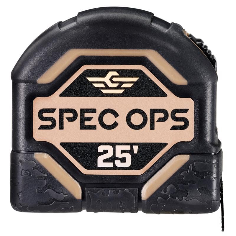 Spec-Ops SPEC-TM25 Tape Measure Black 25'