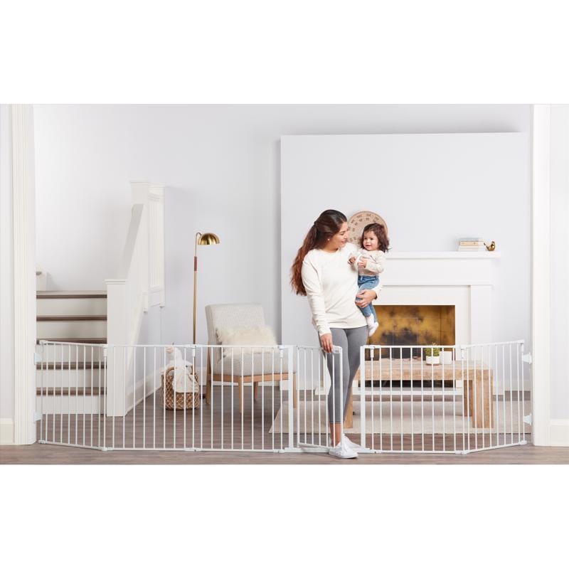 Regalo 1345 White 28 in. H X 144 in. W Metal Safety Gate
