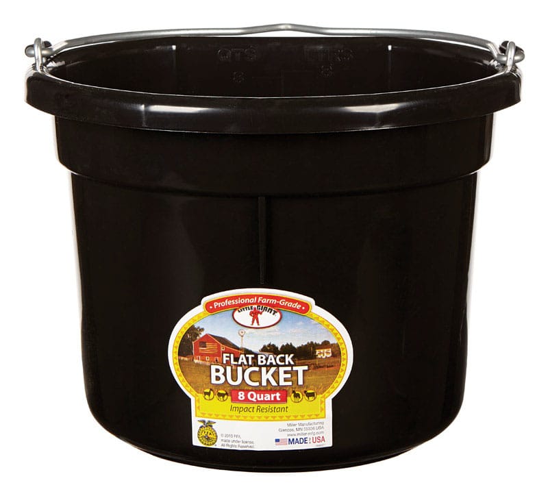 Little Giant P8FBBLACK6 8 qt Bucket Black