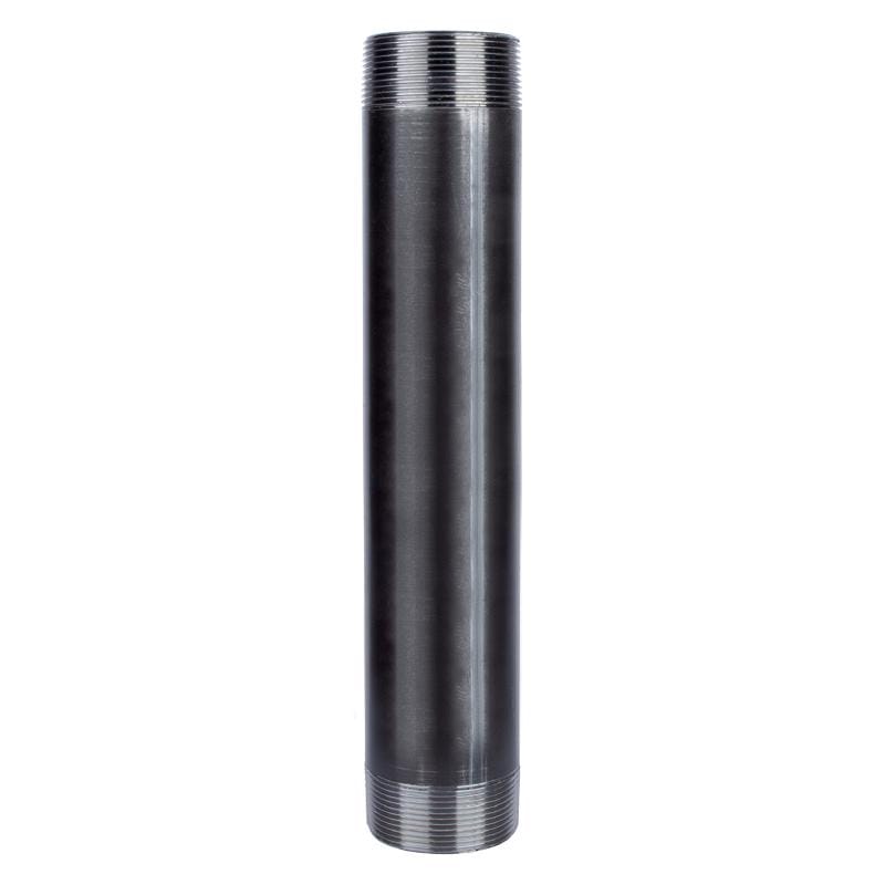 STZ Industries 350212X10 2-1/2 in. MIP each X 2-1/2 in. D MIP Black Steel 10 in. L Nipple