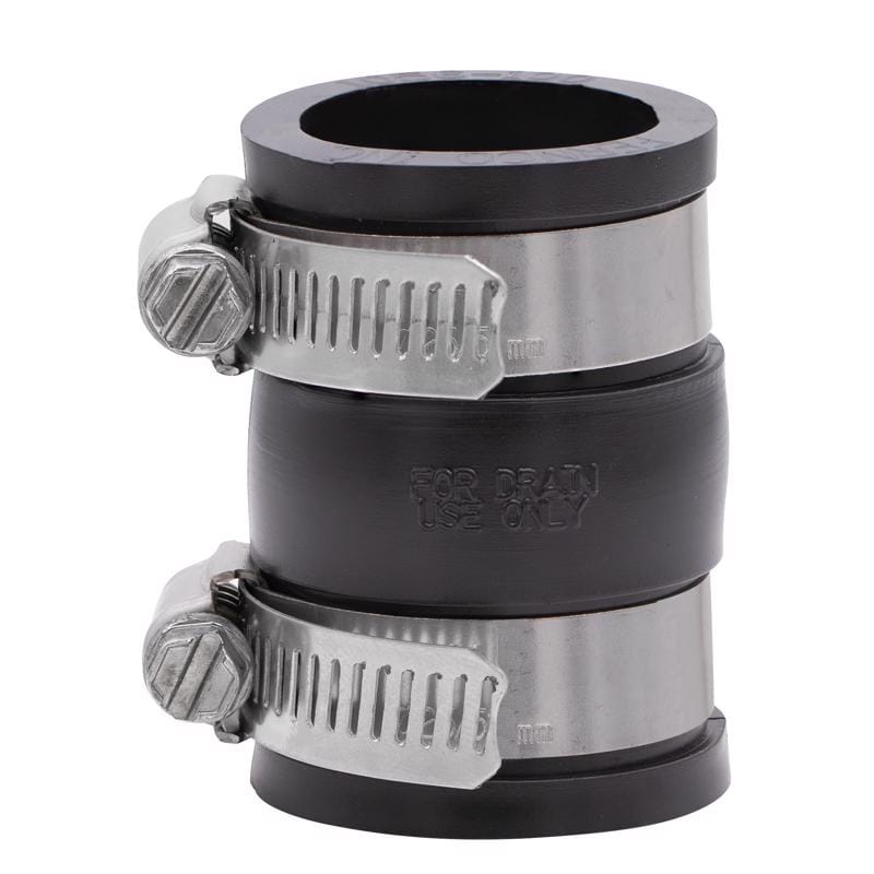 Fernco P1056-100 1-5/16 in. Female X 1-5/16 in. D Female PVC Flexible Coupling 1 pk