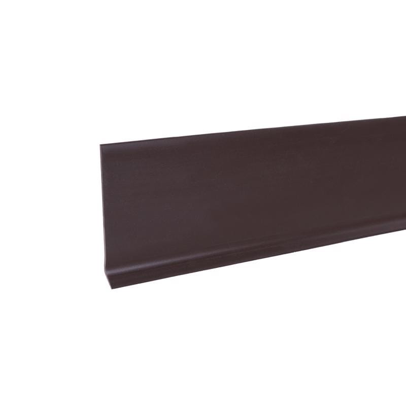 M-D Building Products 93161 4 in. H X 0.08 in. W X 20 ft. L Prefinished Brown Vinyl Wall Base