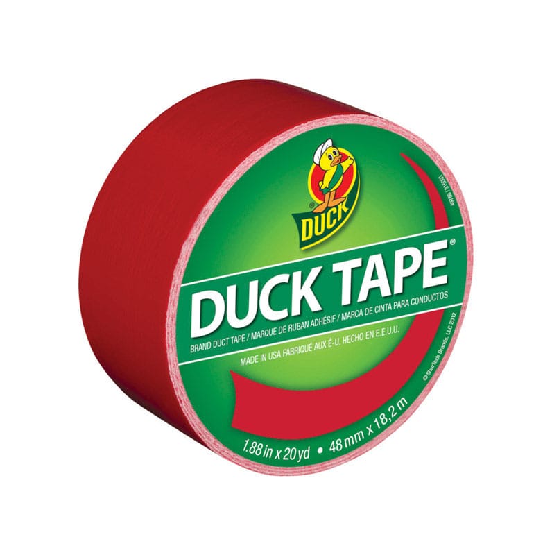 Duck 1265014 1.88 in. W X 20 yd L Red Solid Duct Tape