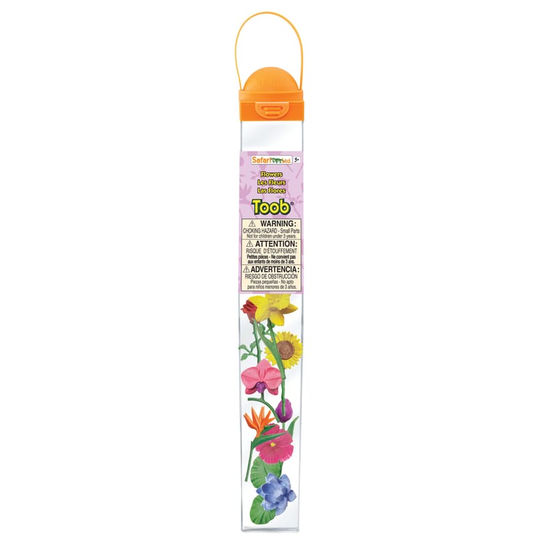 Safari LTD. 682904 Toobs Flowers Toy 8 pc
