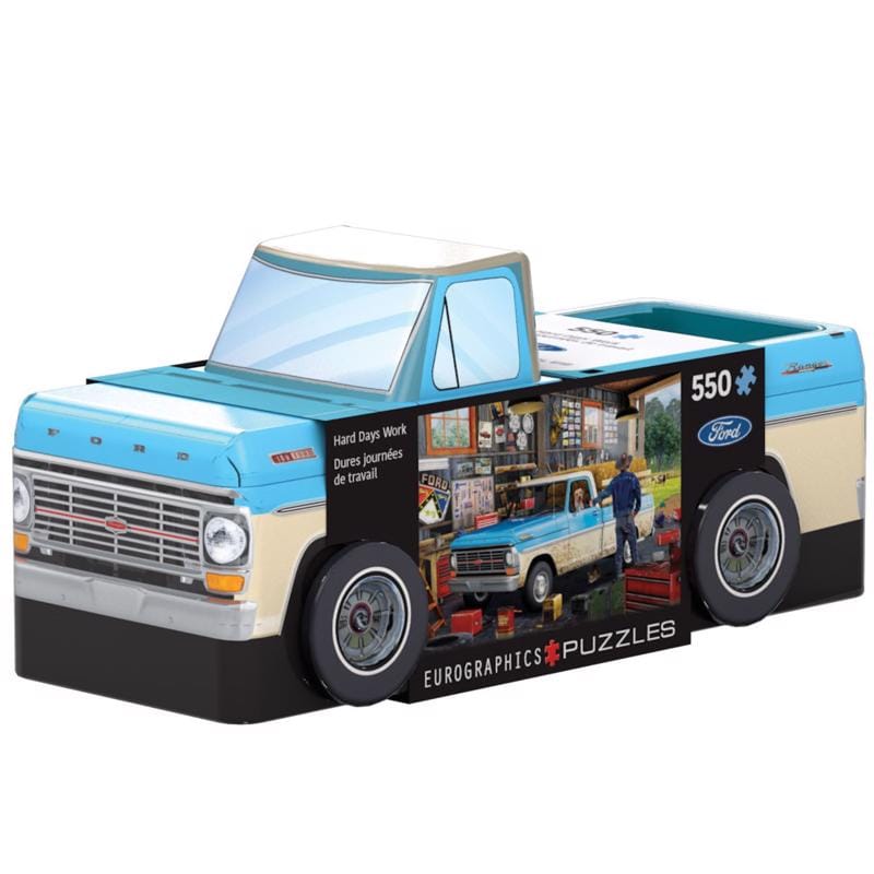 Eurographics 8551-5781 Pickup Truck Tin Jigsaw Puzzle Multicolored 550 pc